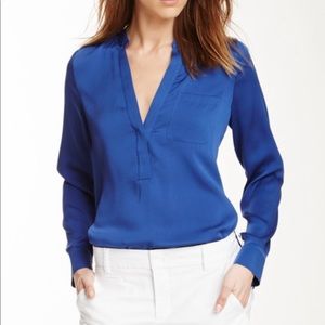 Vince Silk Blend Blouse